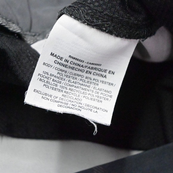 Nike 32 x 10" 725700 Black Print Plaid Dri Fit Flat Front Golf Shorts - Picture 4 of 7